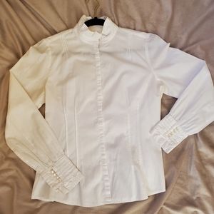 LOFT white blouse